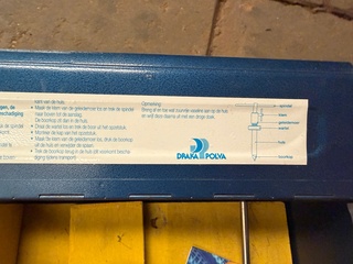 Kabel-aanboorgereedschap in metalen koffer, Draka Polva
